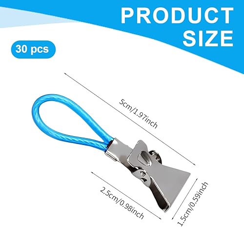 KSOIQPU 30Pcs pinces à serviettes, accroche torchon cuisine, accroche torchon cuisine, accroche torchon pour cuisine, armoire et salle de bain (3 couleurs) - Nail Gallerys