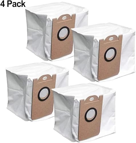Lot de 4/10 sacs à poussière pour aspirateur robot Vexilar W11, tissu non tissé de rechange pour la maison (lot de 4) - Nail Gallerys