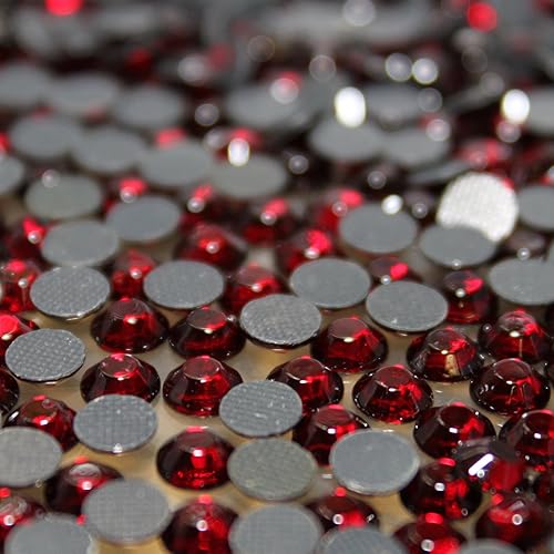 1000 Petits Strass S06 hotfix Ø 2mm Bling Couleur n°138 Rouge vin - Nail Gallerys