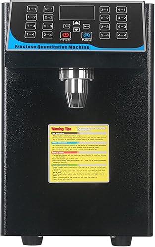Machine quantitative de fructose - 7,5 l - Distributeur de fructose - Distributeur de fructose - Distributeur de sirop pour lait, thé, café - Nail Gallerys