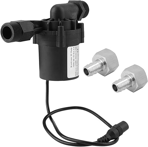 Pompe à fût de bière,pompe de brassage, pompe à pression de bière, DC 12V 18W brassage Homebrew pompe Circulation pompes à bière sans brosse(avec connecteur), pompe homebrew à bière de circulatio - Nail Gallerys