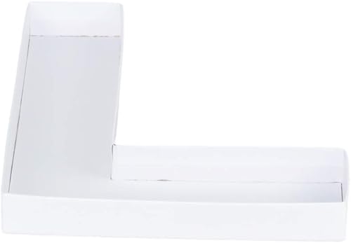 WENPACK Boîte en carton en forme de lettre en papier mâché de 20,8 cm pour bonbons, friandises d'anniversaire (L) - Nail Gallerys