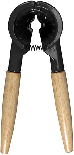 Casse-noix universel DURANDAL, à ressort très résistant, poignées en bois verni, casse les coquilles sans écraser les fruits - Nail Gallerys