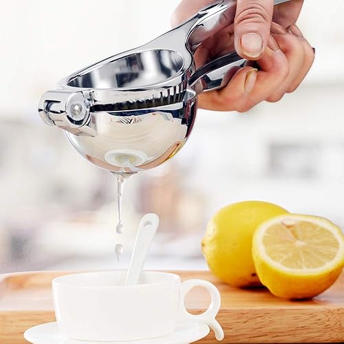Presse Citron Manuel Presse Citron Presse-Agrumes à Jus d'Orange Et Citronille Manuel En Acier Inoxydable Bol à Presse Agrumes De Qualité Supérieure En Métal Robuste (Diamètre De La Cuve De 7 Cm) - Nail Gallerys