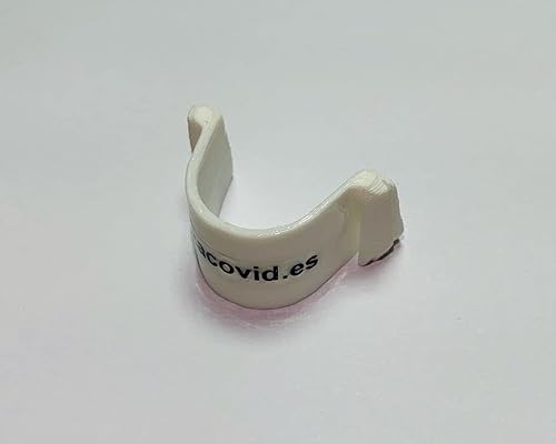 10 pince de nez anti-buée pour masque - Empêche la buée et la vapeur - Respiration plus lisse - Recyclable - Entièrement biodégradable - Bande de pont de nez. Blanc - Nail Gallerys