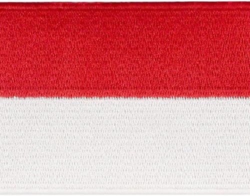 Drapeau de l'Indonésie Brodé à Repasser ou à Coudre Patch - Nail Gallerys