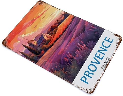 Plaque en métal vintage，Corse France，pour cafés, bars, pubs, magasins, décoration murale amusante et rétro pour homme et femme(15x30cm）6x12 inch-R82 - Nail Gallerys