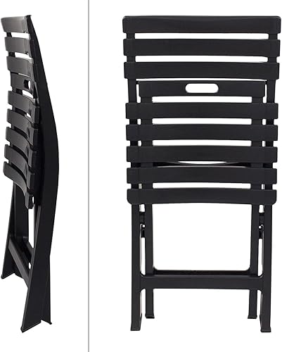 Chaise de Jardin Pliable, Birki, Anthracite - Nail Gallerys