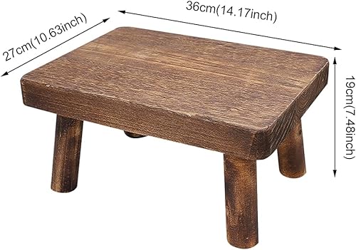 LNIM Marchepied en bois pour enfants et adultes, surface lisse robuste pour lits hauts, cuisine, salle de bain, placard, léger - Nail Gallerys