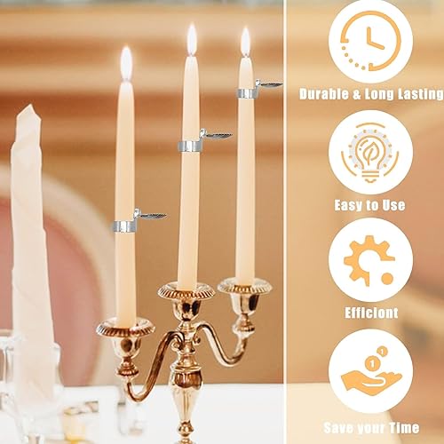 Éteignoir de Bougie Automatique, 4 Pièces, pour Chambre à Coucher (Argent) - Nail Gallerys