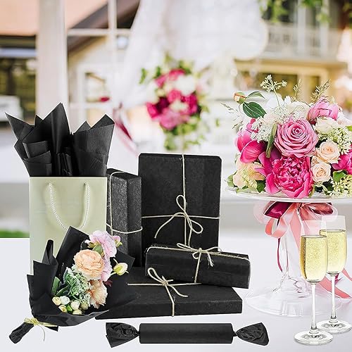 ezkart | Lot de 25 feuilles de papier de soie sans acide, couleurs assorties, grande taille, idéal pour les feuilles de papier cadeau pour emballage | Dimensions : 50,8 cm (l) x 76,2 cm (L) (ivoire - Nail Gallerys