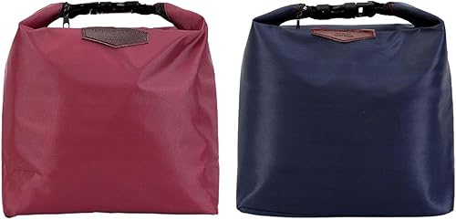 Lot De 2 Sacs D'Isolation Thermique, Sac À Déjeuner Étanche, Sac De Boîte À Déjeuner Portable, Sac De Pique-Nique En Plein Air, Accessoires De Voyage En Plein Air - Nail Gallerys