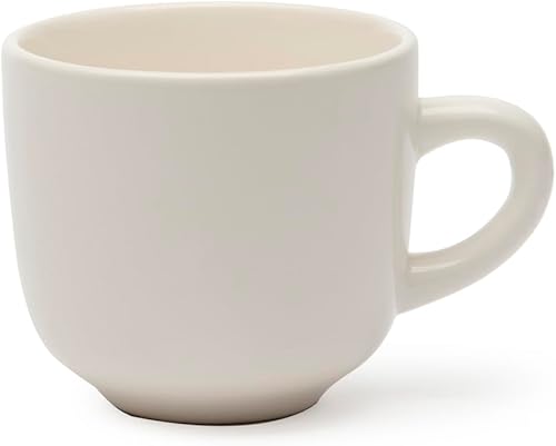 Excelsa Fashion White Lot de 6 tasses à thé blanc, céramique, capacité 250 ml. - Nail Gallerys