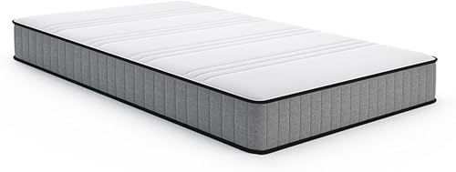 DecoInParis Ensemble 90x190 sommier tapissier + Matelas en Mousse 20 cm - Awan - Nail Gallerys
