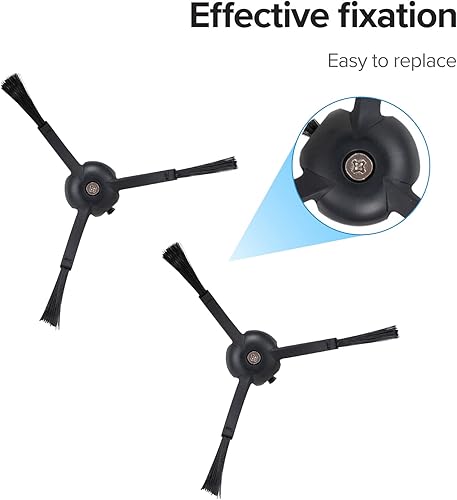 roborock Accessoires d'origine, brosses latérales en Silicone pour aspirateur série Q7 Max/S7 Max Ultra/S7 Maxv Ultra/S7 Pro Ultra/S8 +/S8 Pro Ultra/Q Revo/Q5 Pro+, Lot de 2 (Noir) - Nail Gallerys