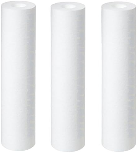 Filtres eau Italie cartouche filtre eau polypropylène à sédiments 10 pouces Micron 10 pour osmose inverse purificateur d'eau, set 3 pièces - Nail Gallerys