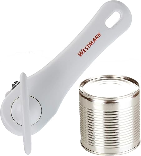 Westmark Ouvre-Boîte de Sécurité, Avec Pince, Longueur : 18cm, Acier Inoxydable/Plastique, Klu, Blanc, 10332260 - Nail Gallerys