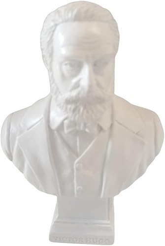 impexit Reproduction en résine Buste de Victor Hugo Coloris Blanc 12,5/8,5/5 cm - Nail Gallerys