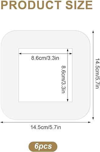 6 Protection Murale pour Interrupteurs et Prises,Protection d'interrupteur pour le Mur,Interrupteurs de Protection pour mur,Protection pour Papier Peint pour Interrupteur - Nail Gallerys