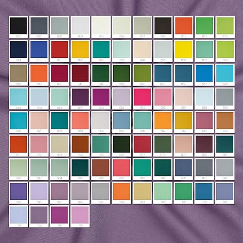 VmG-Store Tissu de coton uni 100 % coton Oeko-Tex au mètre à partir de 50 cm plus de 70 couleurs au choix (04 blanc optique, 50 x 148 cm) - Nail Gallerys