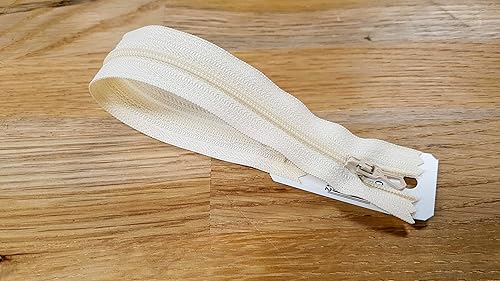 Prym - Fermeture Eclair Z51, Nylon, écru, 30cm - Nail Gallerys