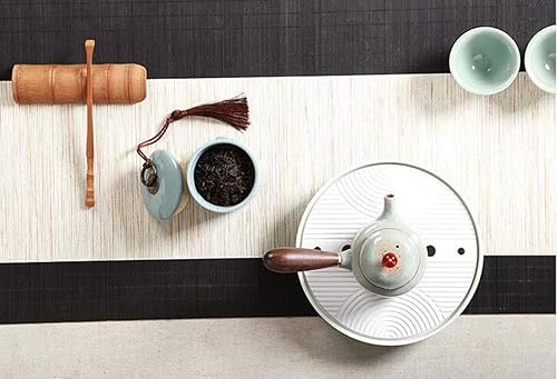 Jingyun Japonais Traditionnel thé Caddy céramique Pot à thé boîte à thé Maison Ornement B05 - Nail Gallerys