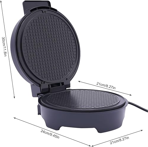 RjcdOPL Gaufrier à Cornets de Glace 1200W, Machine à Cônes de Glace avec Revêtement Antiadhésif, Température Réglable 150 à 200℃, Plaque de Cuisson 20cm Ø - Nail Gallerys