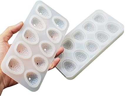 XiaoShenLu Moule Silicone Dessert, moules en Silicone pour Glace Chocolat Pâtisserie Dessert, 17 Trous Forme de Petits volcans - Nail Gallerys