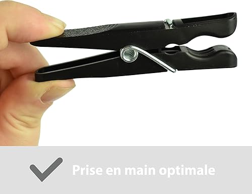 LAGUELLE 80 Pinces à Linge Plastique - Durables et Réutilisables - Idéales pour la Lessive et Le Séchage - Design Compact et Léger - Faciles à Utiliser - Nail Gallerys