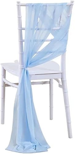 20 x 275 cm - En tulle - Décoration de chaise de mariage - Décoration de chaise de mariage - Nœuds en mousseline de soie - Pour mariage, fête, Noël - Champagne - Nail Gallerys