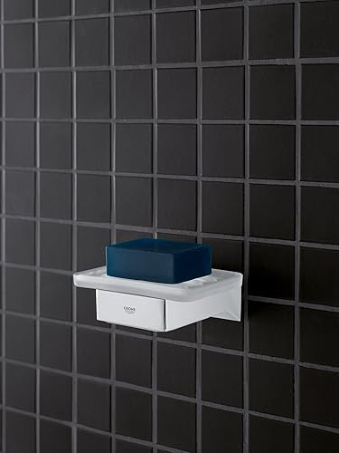 GROHE 40806000 Selection Cube Porte-savon, Blanc - Nail Gallerys