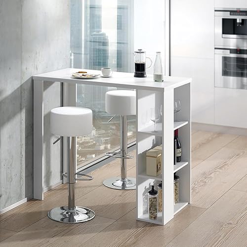 Vicco Table de Bar Noel, Noir, 120 x 60 cm - Nail Gallerys