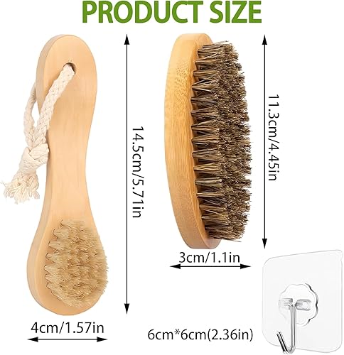 Brosse à Légumes 5 Pièces Brosse Legume Brosse à Champignon Poignée Ergonomique pour Nettoyer Les Légumes, Les Fruits et Les Ustensiles de Cuisine - Nail Gallerys