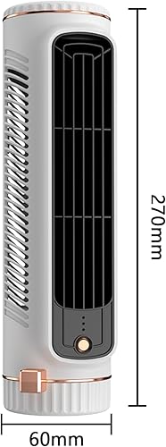 Ventilateur Colonne,Ventilateur Horizontal,Ventilateur Bureau Sans Pales,3 Vitesses Réglage,Ventilateur Silencieux,Refroidissement Rapide,Ventilateur Tour,Idéal pour Bureau,Salon,Chambre (Blanc) - Nail Gallerys