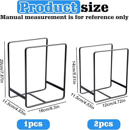 Nizirioo Lot de 3 supports d'assiettes en métal - Égouttoir à vaisselle avec poignées - Multifonction - Armoire de cuisine - Égouttoir à vaisselle pour assiettes, planches à découper, couvercles de - Nail Gallerys