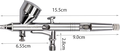 GEINNOVA SP180 Kit aérographe à double action 9 cc pour décoration d'ongles - Nail Gallerys