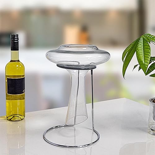 WJnflQN 13.5x19.5x24cm Égouttoir Carafe À Vin Support pour Carafe À Vin Égouttoir À Carafe Support De Séchoir À Carafe en Acier Au Carbone Support De Séchage pour Carafe À Vin - Nail Gallerys