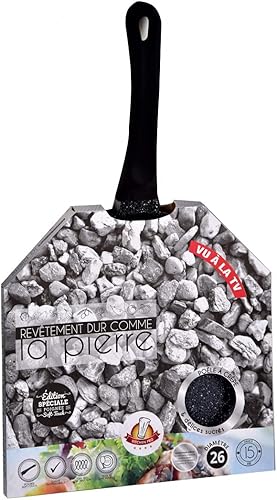 Venteo - KitchenPro - Pôele à Crêpes Poignée Soft-Touch - Revêtement antiadhésif - Nail Gallerys