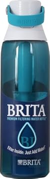 Brita Bouteille d'eau avec filtre, bouteille d'eau filtrée de qualité supérieure, sans BPA, verre de mer - Nail Gallerys