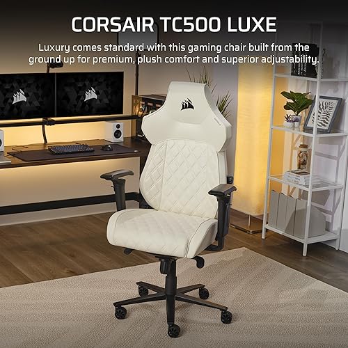 Corsair TC500 Luxe Fauteuil Gaming, Shadow, Taille Unique - Nail Gallerys