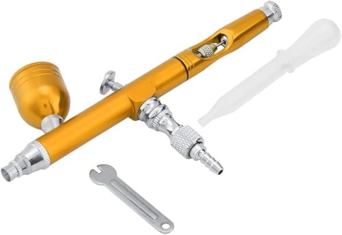 Dual Action Airbrush Gun 0.3mm Aiguille buse Art Peinture aérographe Tatouage aérographe Mini compresseur d'air aérographe Ensemble pour Le Maquillage, Tatouage gâteau décor - Nail Gallerys