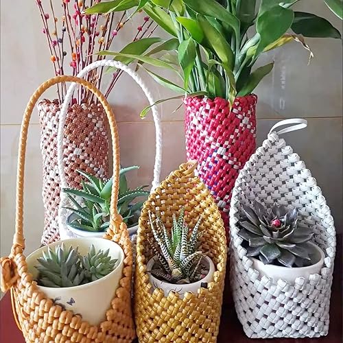 BomDog Matériau de Tissage En Rotin Synthétique, Matériau de Réparation de Rotin, Matériau de Réparation de Rotin Tissé En Plastique 5Mm 500G/H - Nail Gallerys