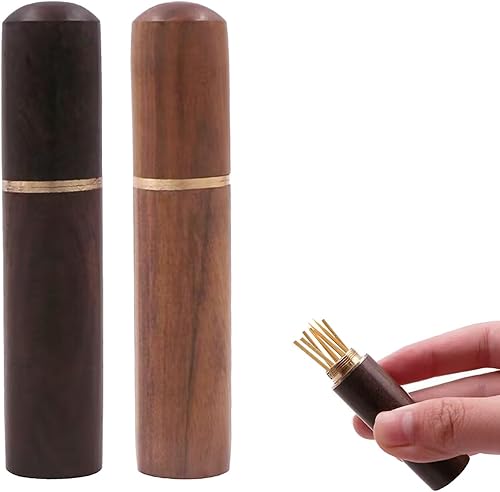 Porte Cure Dents, Boîte de Cure Dents, Boîte à Cure Dents Poche, Porte Cure Dents en Bois, Distributeur de Cure Dents de Poche, Portable Poche pour Cure-Dents, pour L'extérieur, Pique-Nique, Camping - Nail Gallerys