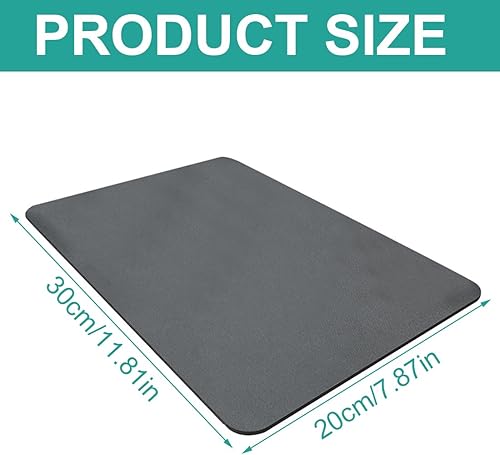 Tomedeks tapis de café,tapis machine a cafe,20 * 30cm, convient pour ranger les tasses et les baguettes, la petite cafetière, pour garder le comptoir de la cuisine sec et bien rangé. - Nail Gallerys