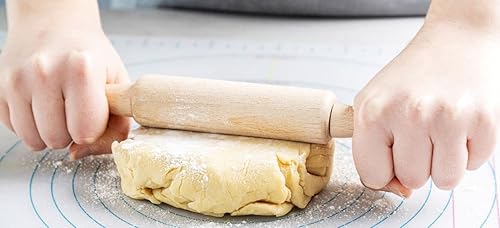 KitchenCraft Mini Rouleau à Pâtisserie en Hêtre (23 cm) - Nail Gallerys