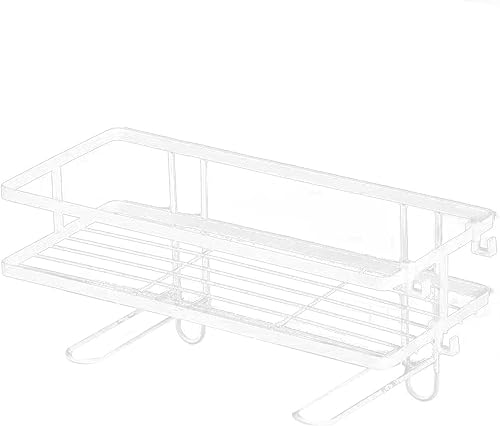 Organisateur de Salle de Bain Au-dessus des Toilettes, étagère de Toilette Pratique et Pratique pour la Maison (Blanc monocouche) - Nail Gallerys