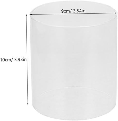 MAGICLULU Couvercle De Tube De Cheminée en Verre Vase Cylindrique en Verre pour Centres De Table Facile À Nettoyer Et Élégant - Nail Gallerys