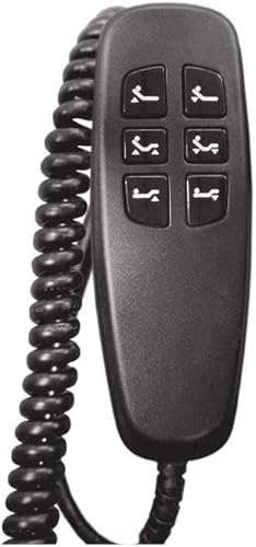 Vente-unique - Sommier électrique de Relaxation déco Lattes et plots - 80 x 200 cm - Tissu - Anthracite - Forenza de DREAMEA - Nail Gallerys