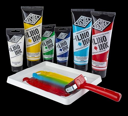 Encres d'impression Lin, 300 ML, Tubes - Crimson - Nail Gallerys