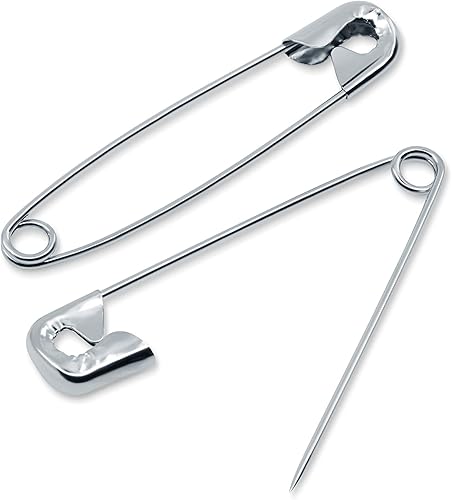 Dritz 40 épingles à nourrice, Taille 3, Finition Nickel - Nail Gallerys